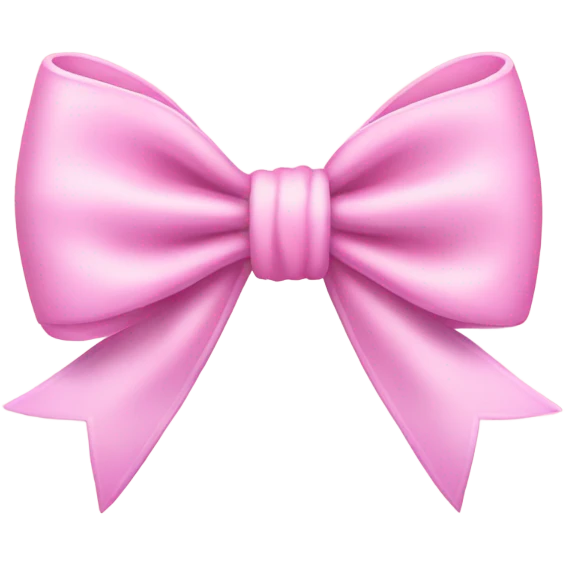 pink pastel bow emoji