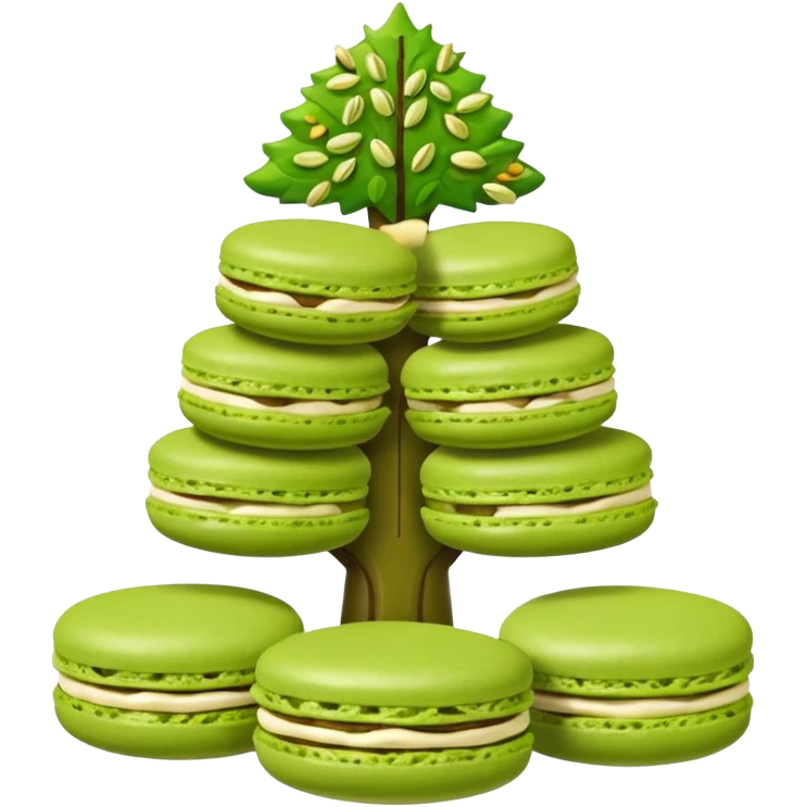 Tree Macarons  emoji