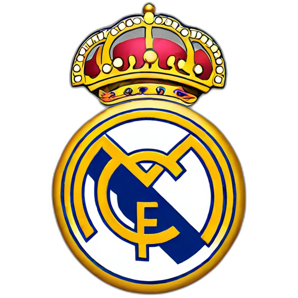 Real Madrid logo football club emoji