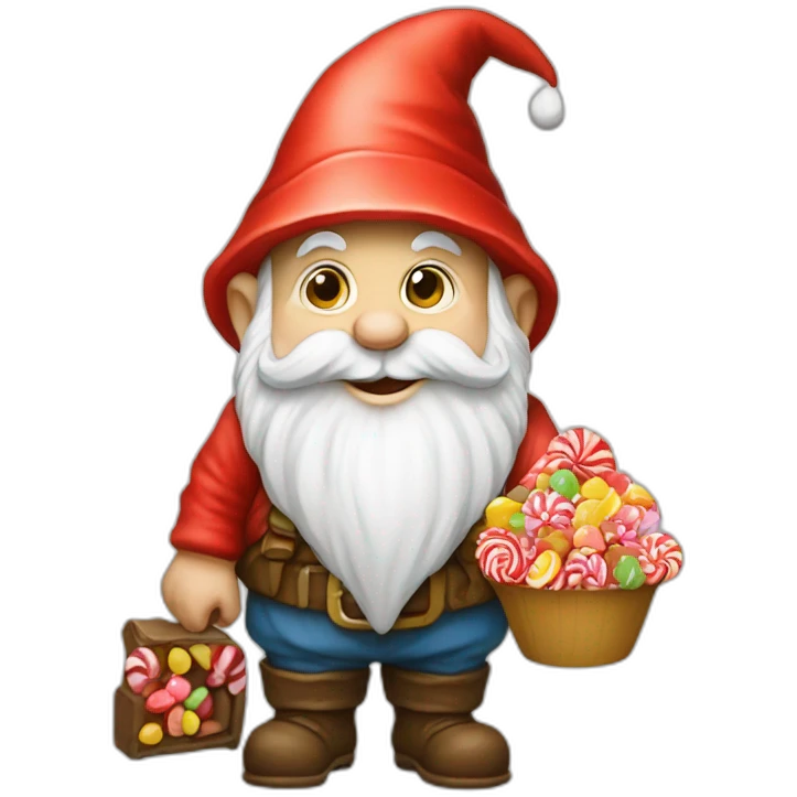 gnome with candy’s  emoji