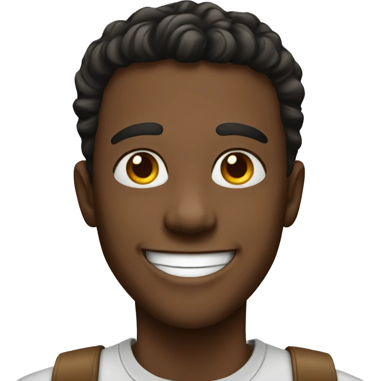 Happy young man emoji