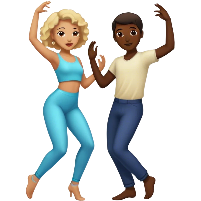 two people dancing emoji