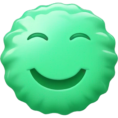 Mint candy emoji