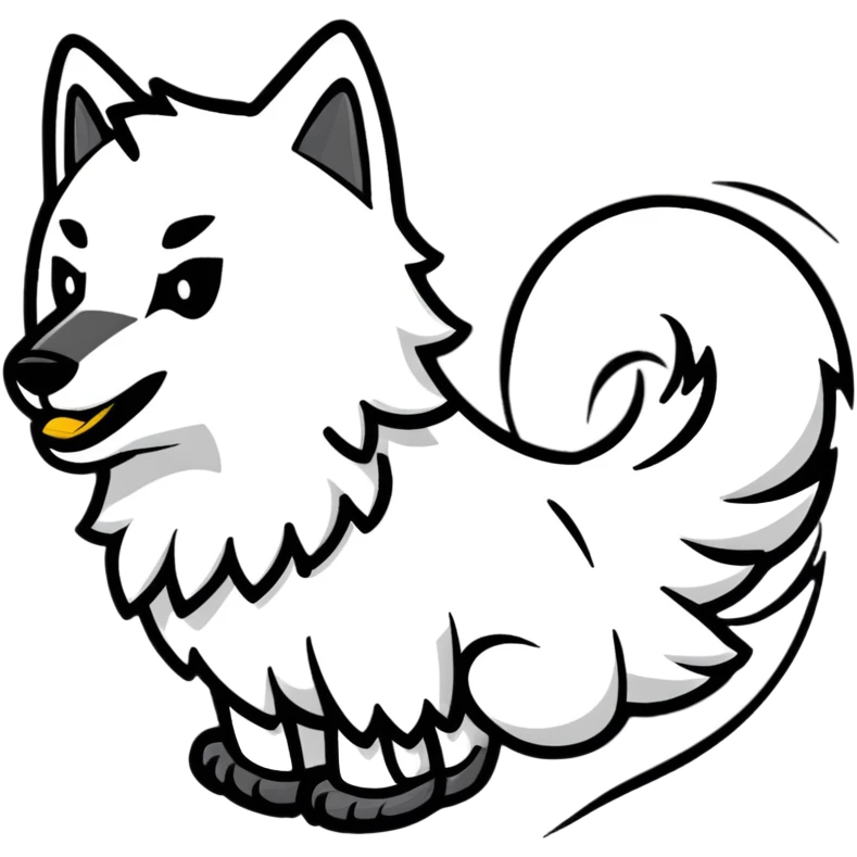 Wolf and eagle emoji