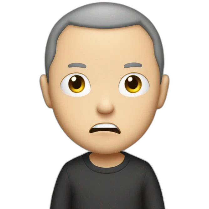 Stewie griffin but evil emoji