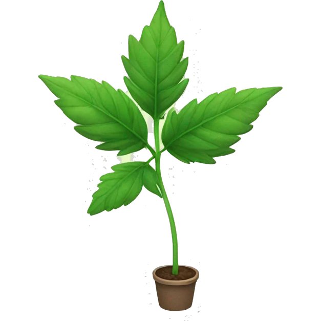 Weed plant emoji