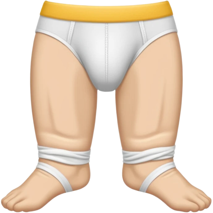 Underwear around ankles emoji