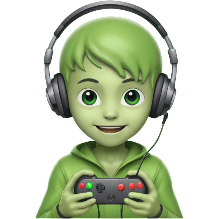 Alien Kid  gamer emoji