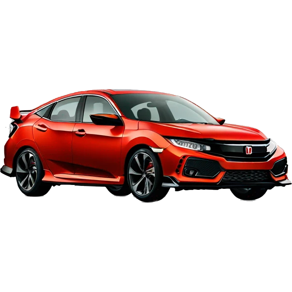 Honda Civic fk8 side view emoji