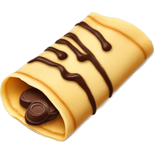 Crepe chocolate  emoji