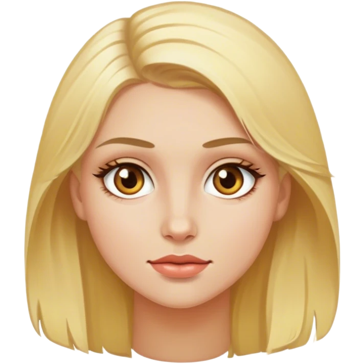 blondie with hazel eyes emoji
