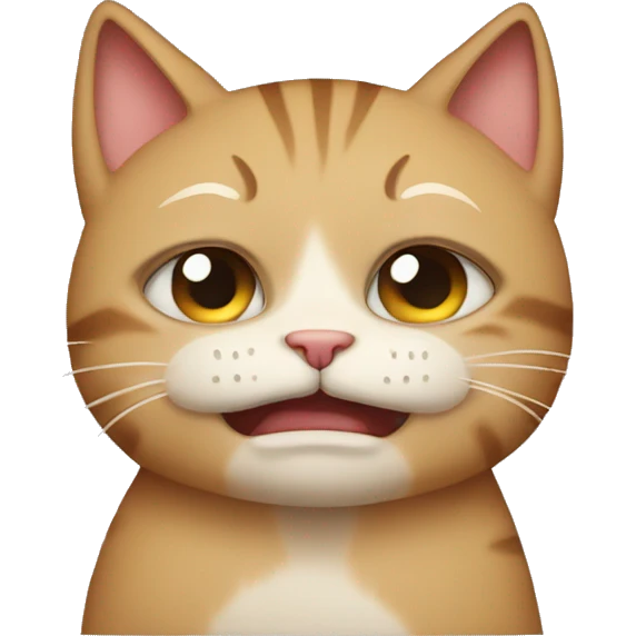 A crying bkh cat emoji