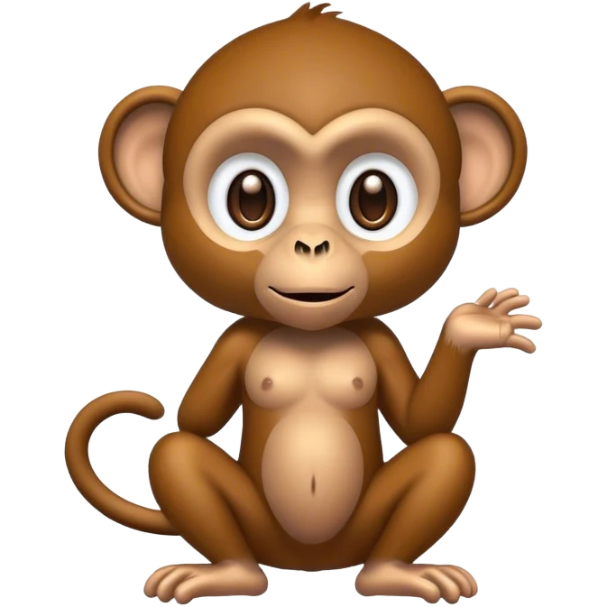 Baddie monkey emoji