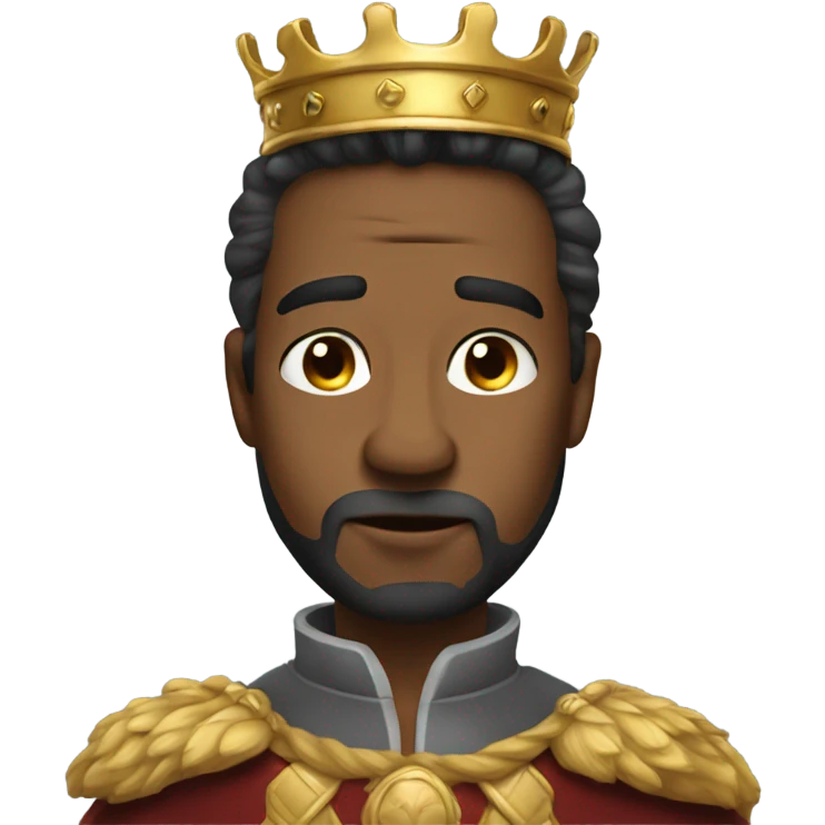 Charles the king of lions emoji