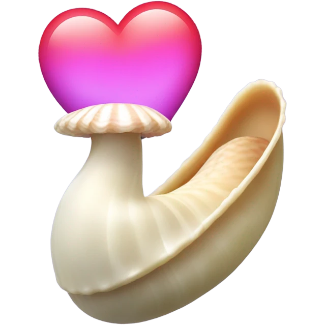 geoduck and a heart emoji