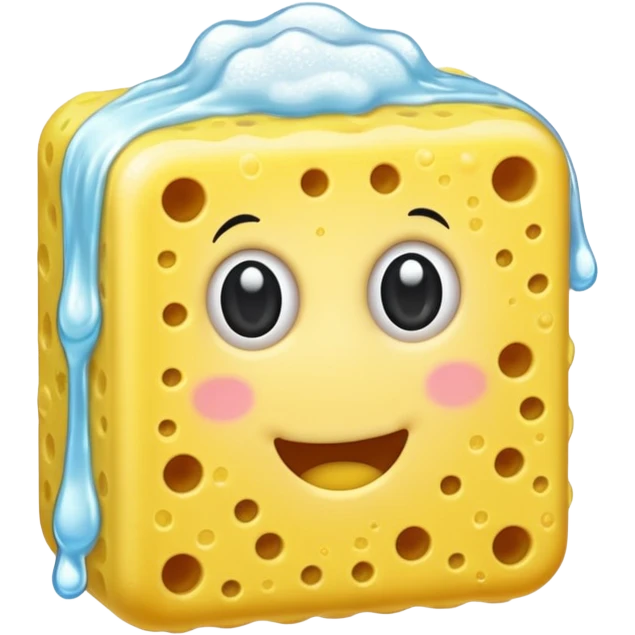 sponge with soap emoji