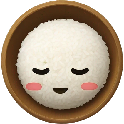 Japanese rice ball emoji