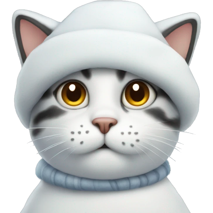 snowman cat  emoji