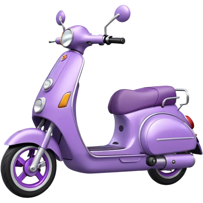 lilac scooter emoji