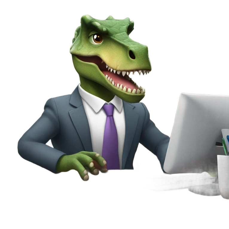 office dinosaur emoji