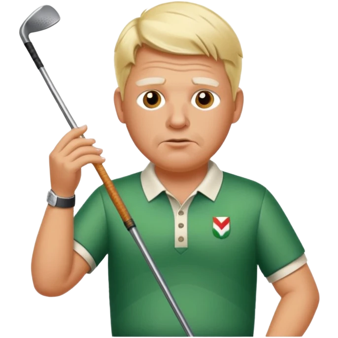 John Daly ripping cigs hitting balls emoji