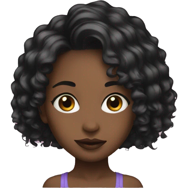 blackgirl shortwavyhair  emoji