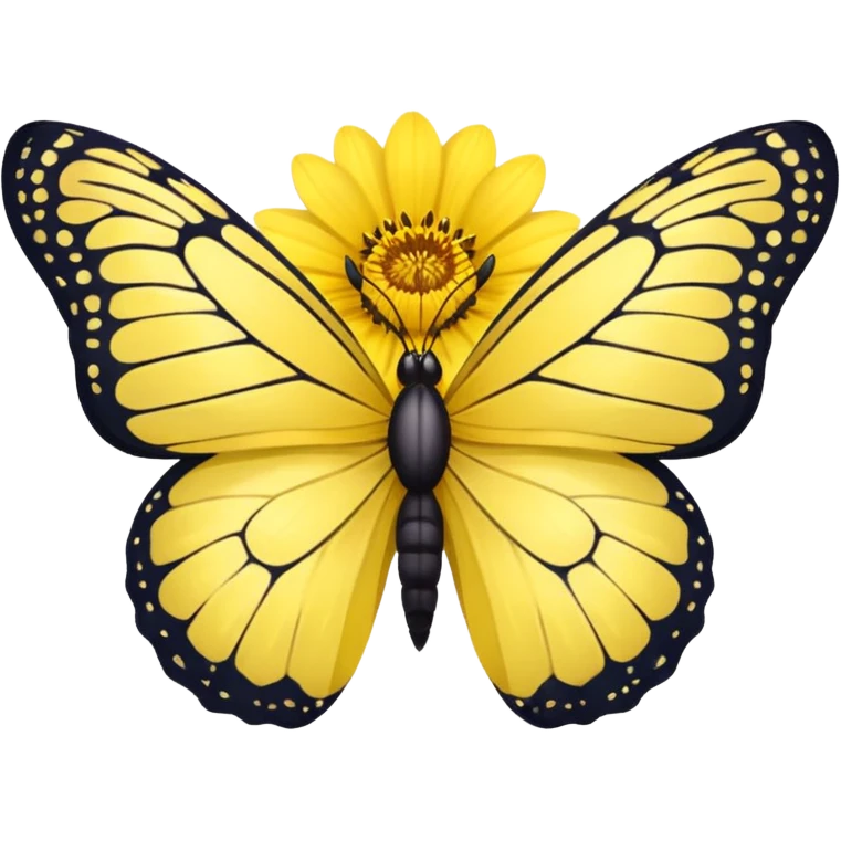 butterfly on flower emoji