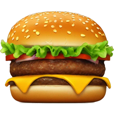Beast burger logo emoji