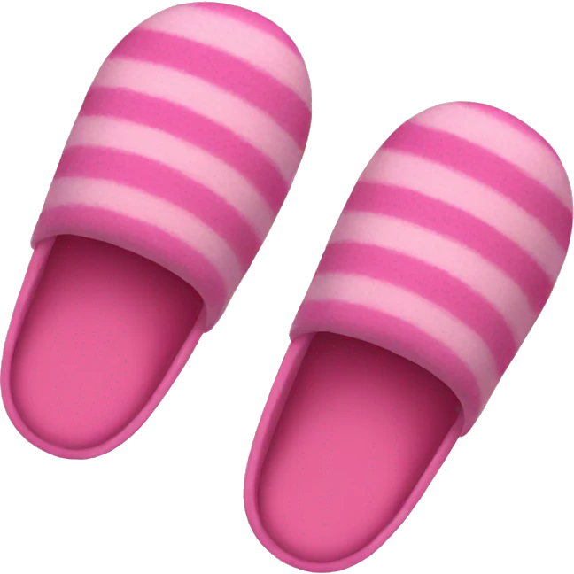 Pink slippers emoji