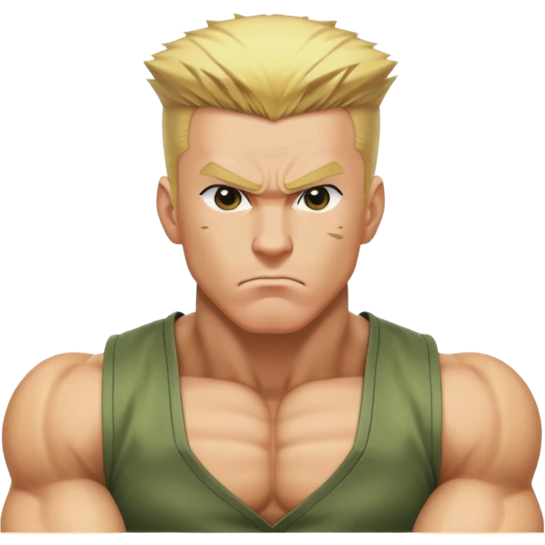 guile street fighter cartoon emoji