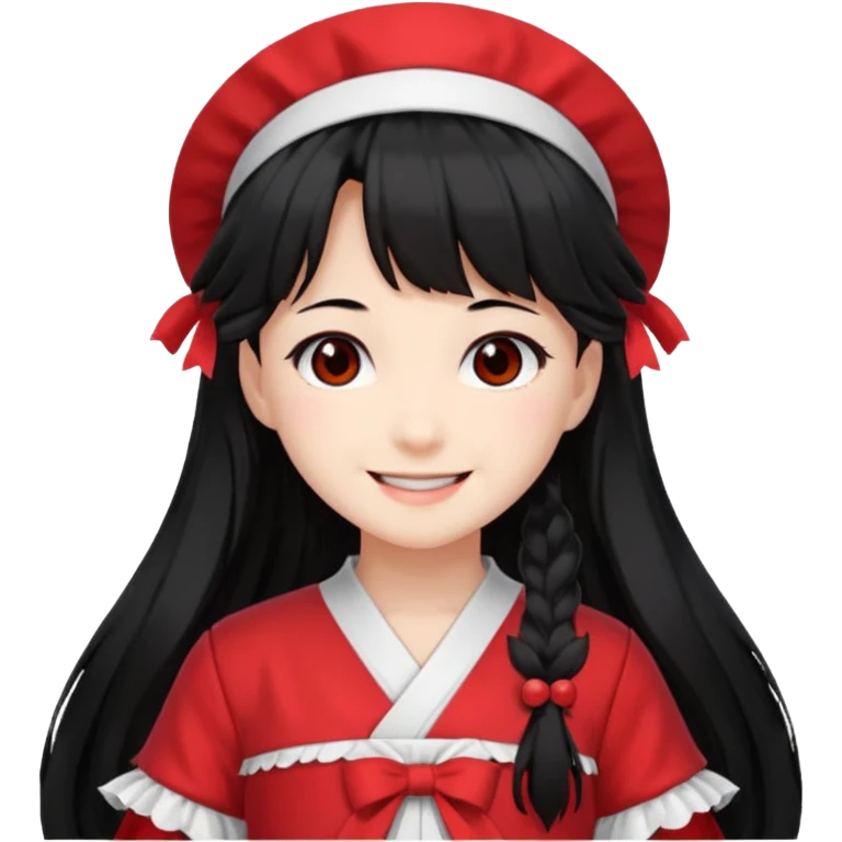 reimu hakurei from touhou project 07 emoji