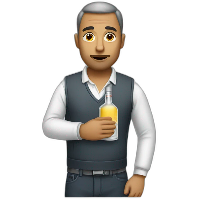 vodka man emoji