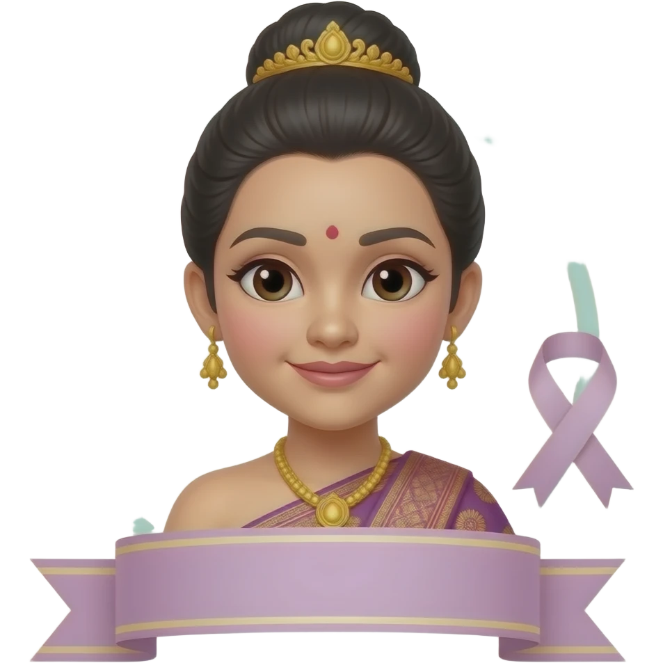 Sarisin kadin kurdele emoji