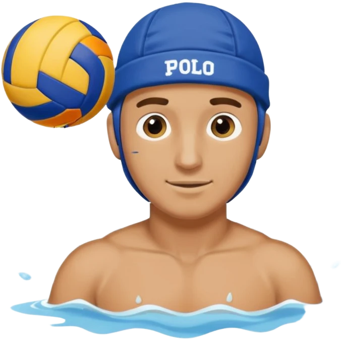 Guy playing waterpolo emoji