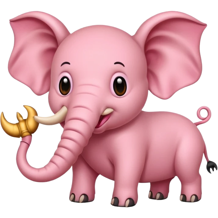 Pig, elephant, scorpion combination animal emoji