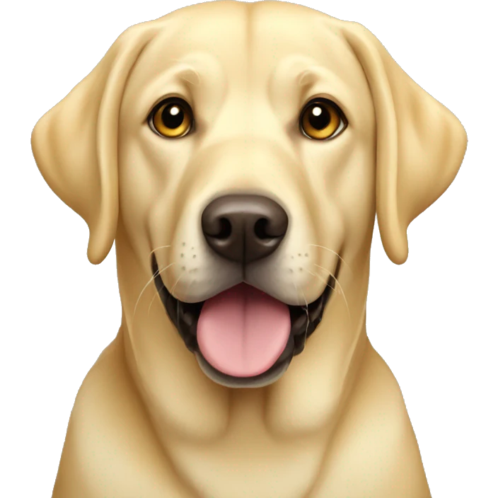 yellow Labrador  emoji