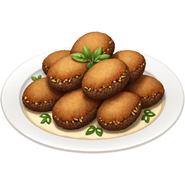 كبة مقلية emoji