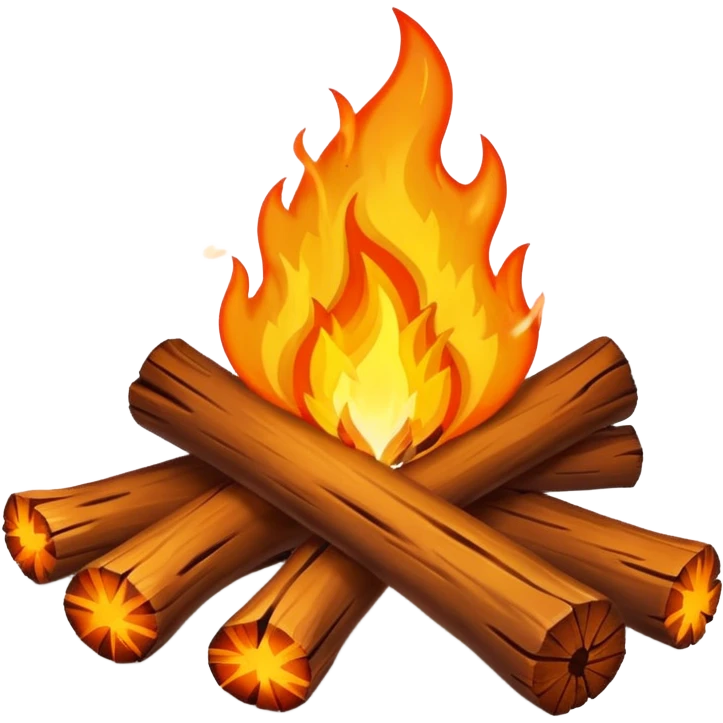 camping fire emoji