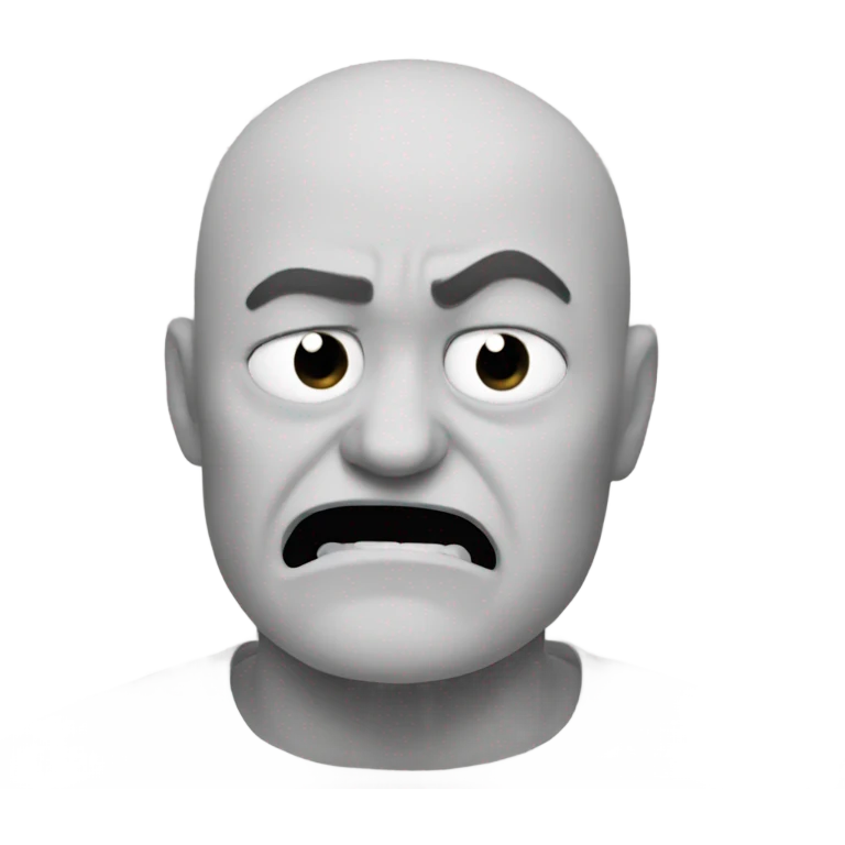 Angry wojak  emoji