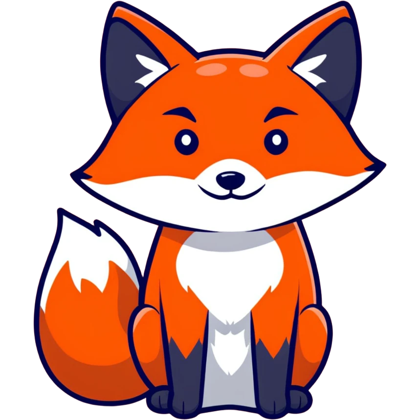 Group of Red fox emoji
