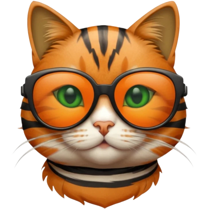 Cat wearing sunglasses emoji