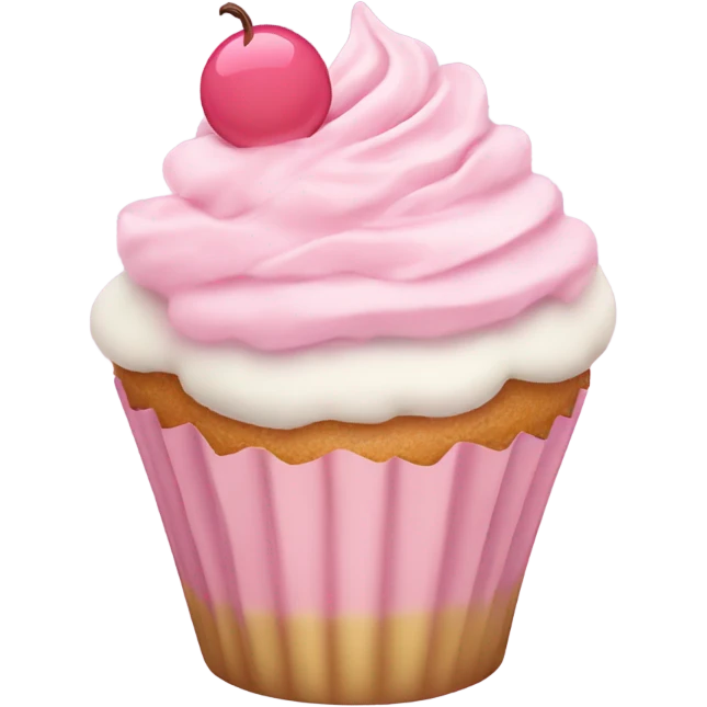 pastel pink cupcake  emoji