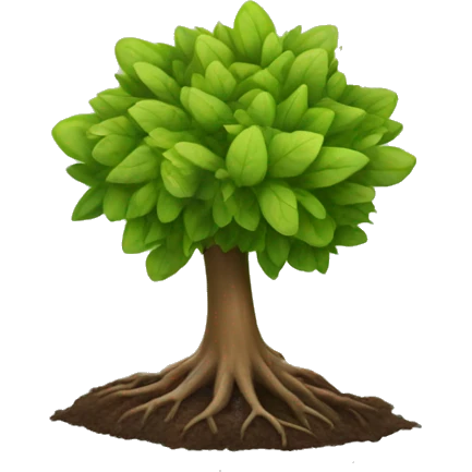 new tree sprouting emoji