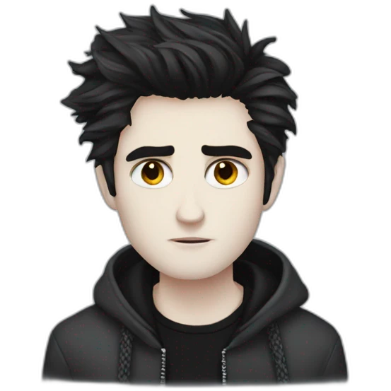 Emo edward cullen close up emoji