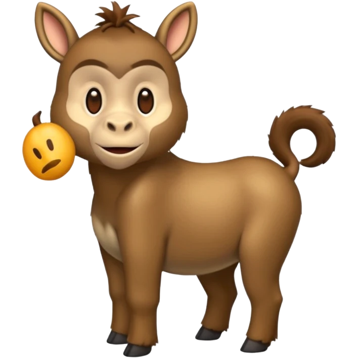 donkey monkey hybride emoji