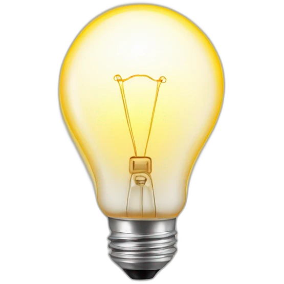 light bulb emoji