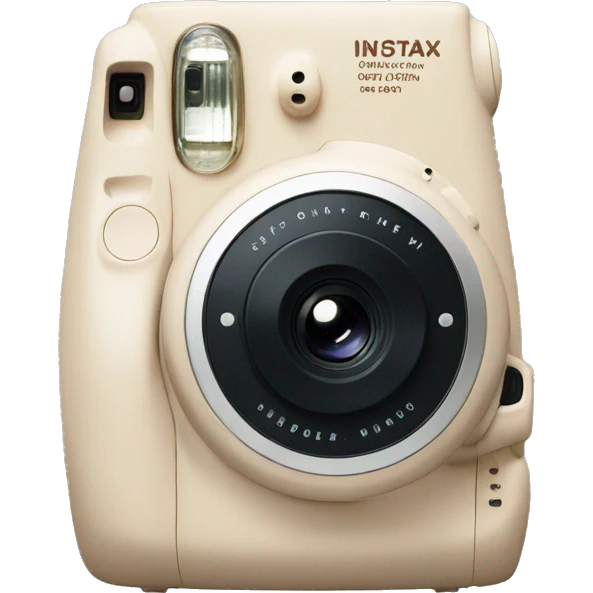 Beige instax emoji