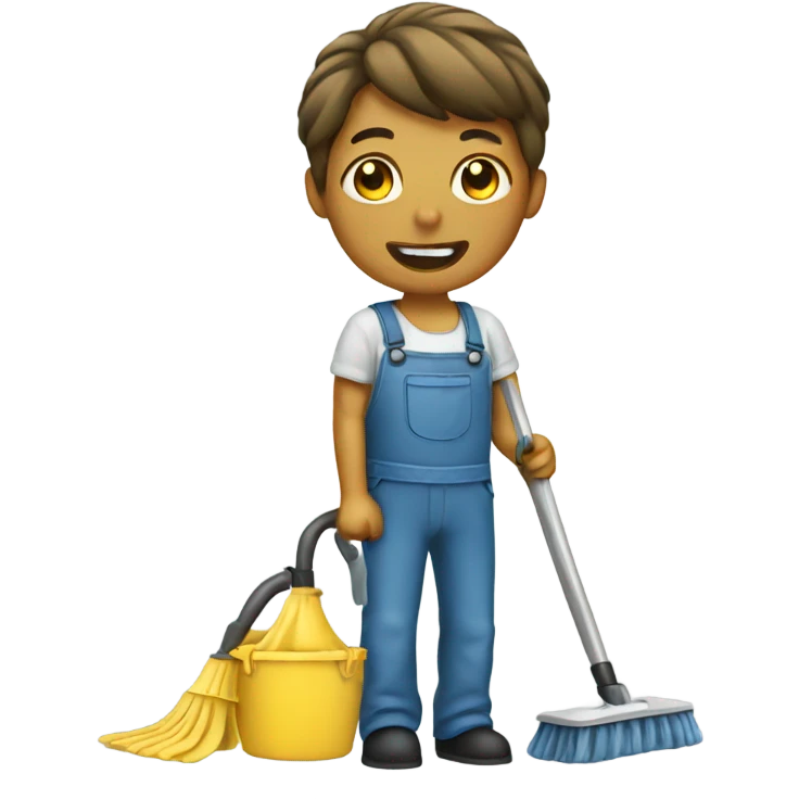 Cleaning emoji