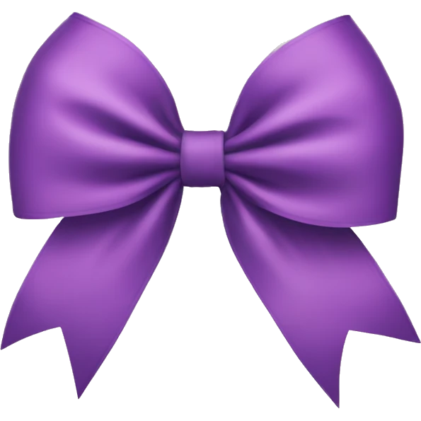Coquette bow emoji
