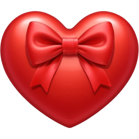 Heart with bow  emoji